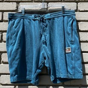 Vissla Palm Tree Solid Sets Eco 18.5" Sofa Surfer Shorts
 in Blue - Size XL